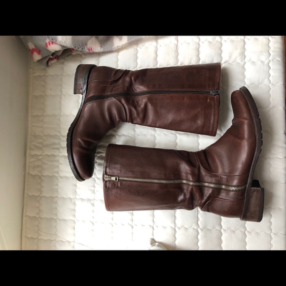 Leather Low cut boots - Picture 6 of 9